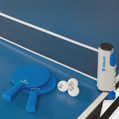 Kit Tênis de Mesa Ping Pong 2 Raquetes 3 Bolas e Rede Retrátil Vollo - Foto 6