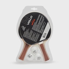Kit Profissional Tênis de Mesa Ping Pong 2 Raquetes Impulse ITTF e 3 Bolas Vollo - Foto 4
