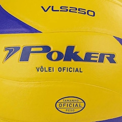 Bola Poker Vôlei Semi Profissional VLS 250 Amarelo/Azul - Foto 2