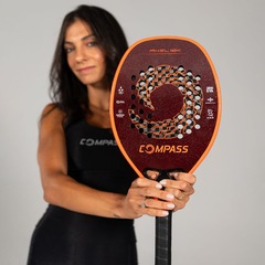 Raquete Beach Tennis Compass Axel 12k 2026 - Adulto - Foto 3