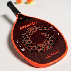 Raquete Beach Tennis Compass Axel 12k 2026 - Adulto - Foto 5