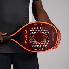 Raquete Beach Tennis Compass Axel 12k 2026 - Adulto - Foto 8