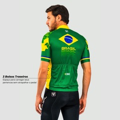 Camisa Ciclismo Free Force Basic Brasil Collection - Masculina - Foto 2