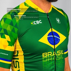 Camisa Ciclismo Free Force Basic Brasil Collection - Masculina - Foto 3