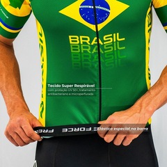 Camisa Ciclismo Free Force Basic Brasil Collection - Masculina - Foto 5