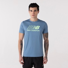 Camiseta New Balance Multi Color Performance Masculina - Foto 1