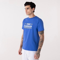 Camiseta Linear Lines New Balance Masculina - Foto 2