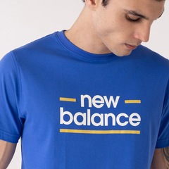Camiseta Linear Lines New Balance Masculina - Foto 4