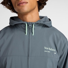 Jaqueta New Balance Reimagined Woven Graphic Masculina - Foto 4