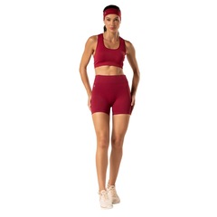 Short Feminino Liso Sem Costura - Foto 4