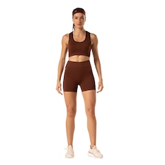 Short Feminino Liso Sem Costura - Foto 1