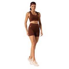 Short Feminino Liso Sem Costura - Foto 3