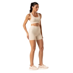 Short Feminino Liso Sem Costura - Foto 5