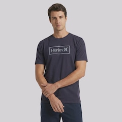 Camiseta Hurley Silk Box Relevo Masculina - Foto 1