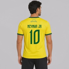 Camisa FutFanatics Brasil Canarinho 10 Neymar Jr Masculina - Foto 1
