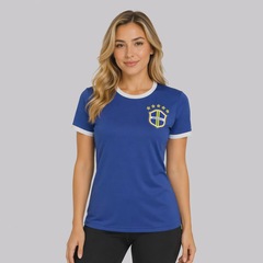 Camisa Brasil Canarinho FutFanatics Feminina - Foto 2