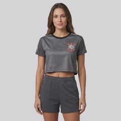 Cropped Corinthians Mito FutFanatics Feminina - Foto 1