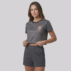 Cropped Corinthians Mito FutFanatics Feminina - Foto 2
