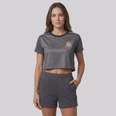 Cropped Corinthians Mito FutFanatics Feminina - Foto 4
