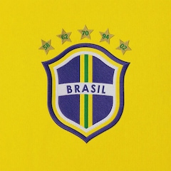 Camisa Brasil Canarinho Amarela FutFanatics Masculina - Foto 5