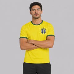 Camisa Brasil Canarinho 5 Casemiro FutFanatics Masculina - Foto 3
