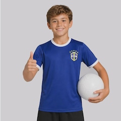 Camisa FutFanatics Brasil Canarinho Infantil - Foto 3