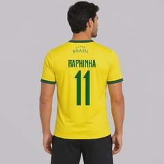 Camisa Brasil Canarinho 11 Raphinha FutFanatics Masculina - Foto 1