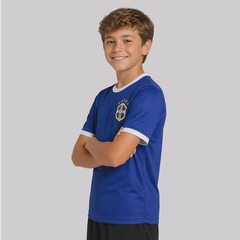 Camisa FutFanatics Brasil Canarinho 11 Raphinha Infantil - Foto 4