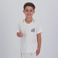 Camisa FutFanatics Santos Manto 10 Neymar Jr Infantil - Foto 2