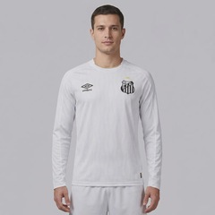 Camisa do Santos I 2026 Umbro Manga Longa Masculina - Foto 1