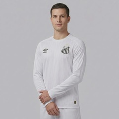 Camisa do Santos I 2026 Umbro Manga Longa Masculina - Foto 2