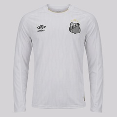 Camisa do Santos I 2026 Umbro Manga Longa Masculina - Foto 4