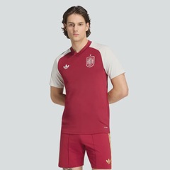 Camisa Espanha Pré-Jogo II 2026 adidas Masculina - Foto 1
