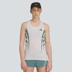 Camiseta Regata Adizero Archive adidas Feminina - Foto 1