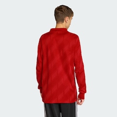 Camisa Manga Longa Bélgica I 1986 adidas Masculina - Foto 4