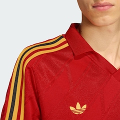 Camisa Manga Longa Bélgica I 1986 adidas Masculina - Foto 6