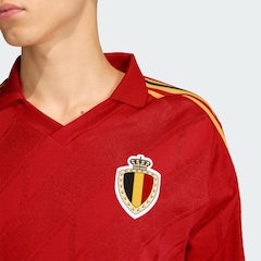 Camisa Manga Longa Bélgica I 1986 adidas Masculina - Foto 7