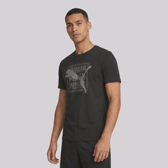 Camiseta Puma Graphic Wording Masculina - Foto 3