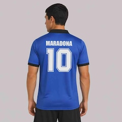Camisa FutFanatics Argentina Retrô 1994 10 Maradona Masculina - Foto 1