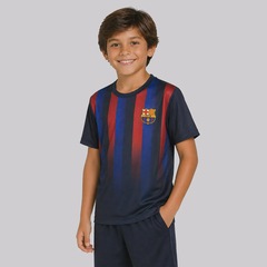 Camisa FutFanatics Barcelona Stamina 11 Raphinha Infantil - Foto 3