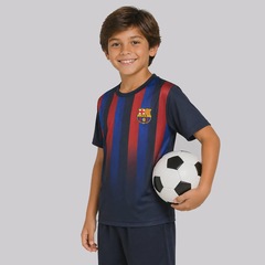 Camisa FutFanatics Barcelona Stamina 11 Raphinha Infantil - Foto 4
