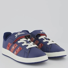 Tênis adidas Grand Court Marvel Spider Man EL Infantil - Foto 2