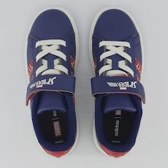 Tênis adidas Grand Court Marvel Spider Man EL Infantil - Foto 4