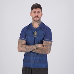 Camisa do Flamengo Frequência Marinho 10 De Arrascaeta FutFanatics Masculina - Foto 4