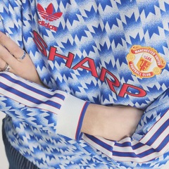 Camisa do Manchester United Away 90 Remake Edition Manga Longa adidas Masculina - Foto 7
