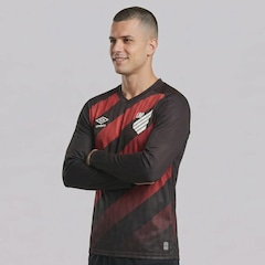 Camisa do Athletico Paranaense I 2026 Manga Longa Umbro Masculina - Foto 2