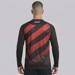 Camisa do Athletico Paranaense I 2026 Manga Longa Umbro Masculina - Foto 3