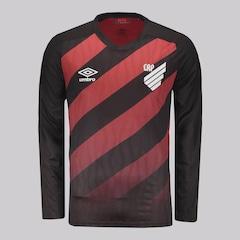 Camisa do Athletico Paranaense I 2026 Manga Longa Umbro Masculina - Foto 4