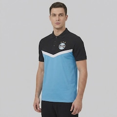 Camisa Polo Grêmio Piquet Tricolor FutFanatics Masculina - Foto 2