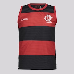 Camiseta Regata Flamengo Presença FutFanatics Infantil - Foto 1